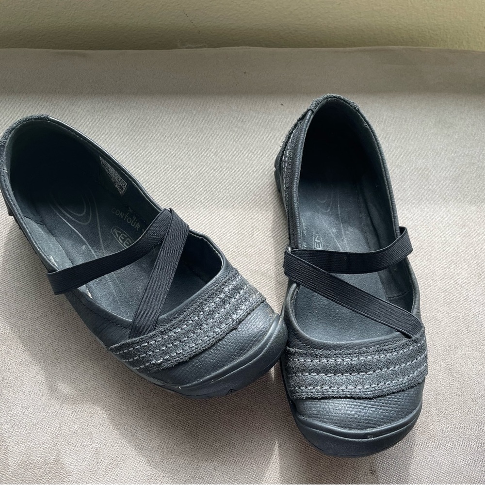 Keen black Mary janes